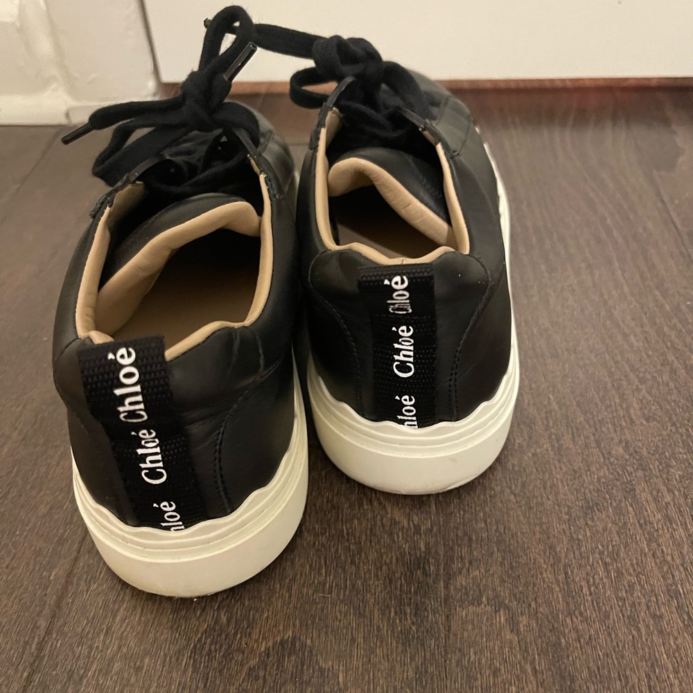 Chloe Scalloped Sneakers